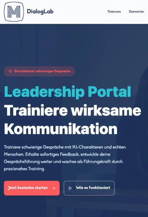 Startseite von DialogLab